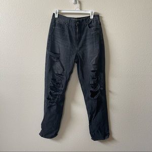 American Eagle Distressed Mom Jean